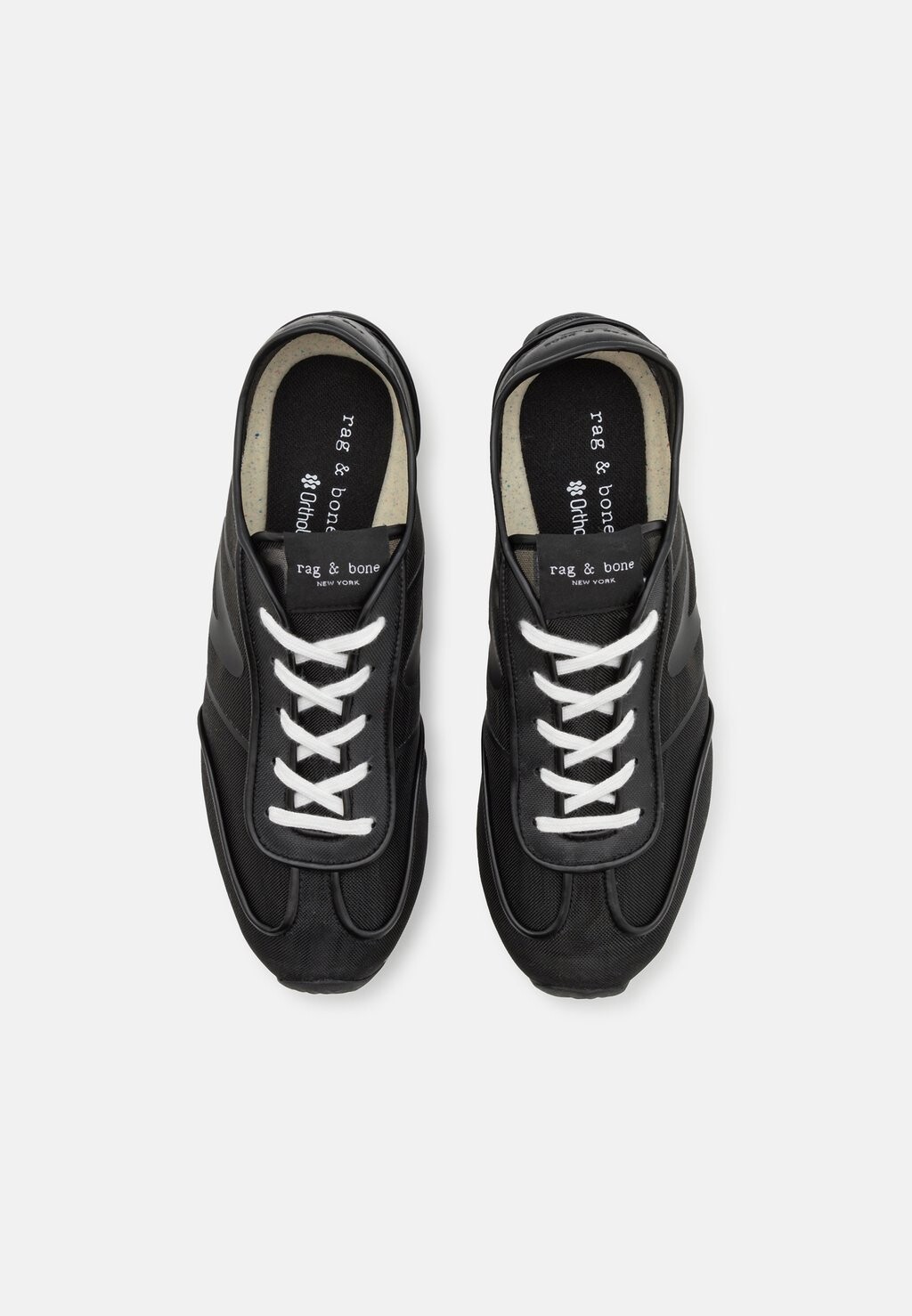 

Низкие кеды Retro Runner Slim rag & bone, черные