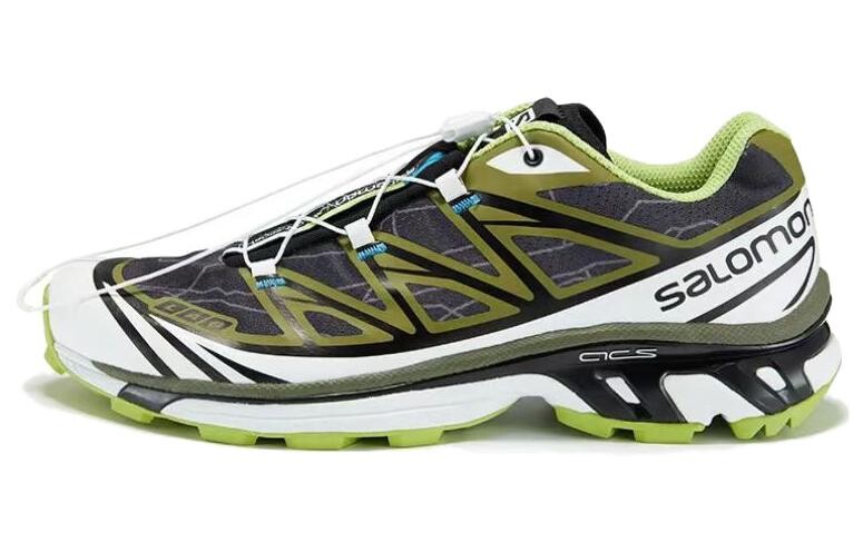 

XT-6 Кроссовки для походов унисекс с низким верхом серо-зеленые Salomon
