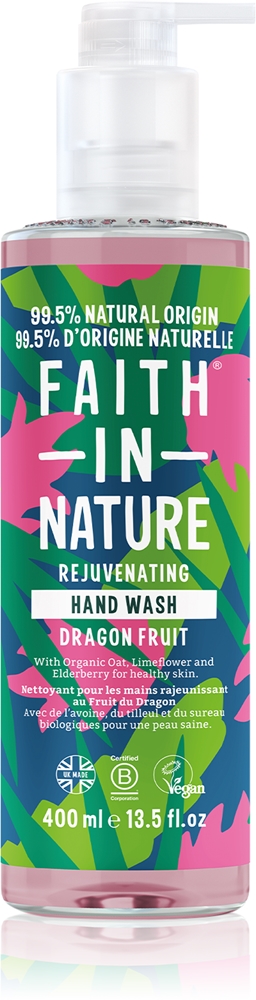 

Натуральное жидкое мыло для рук с освежающим эффектом «Питающийся фрукт» Faith In Nature, 400 мл