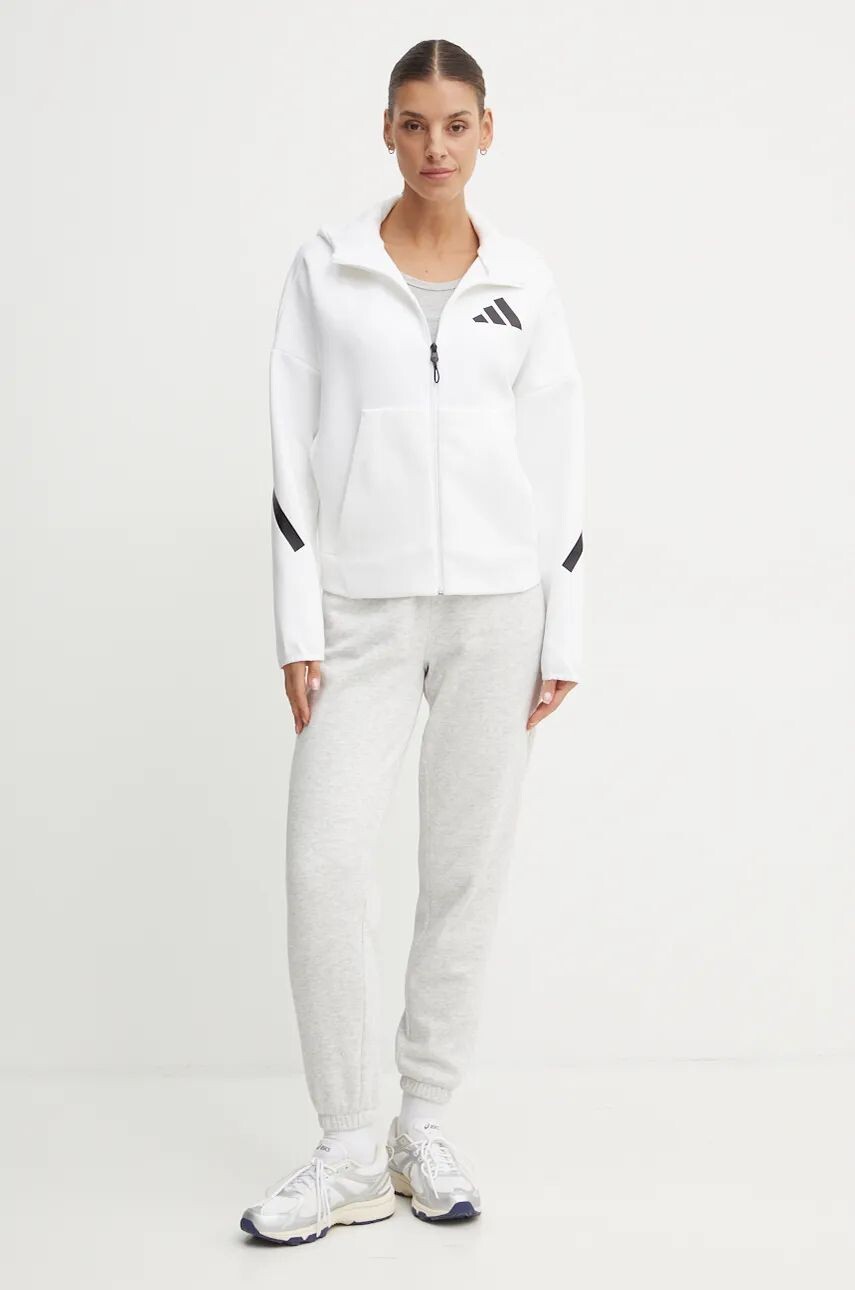 Толстовка adidas ZNE, белый — фото 3