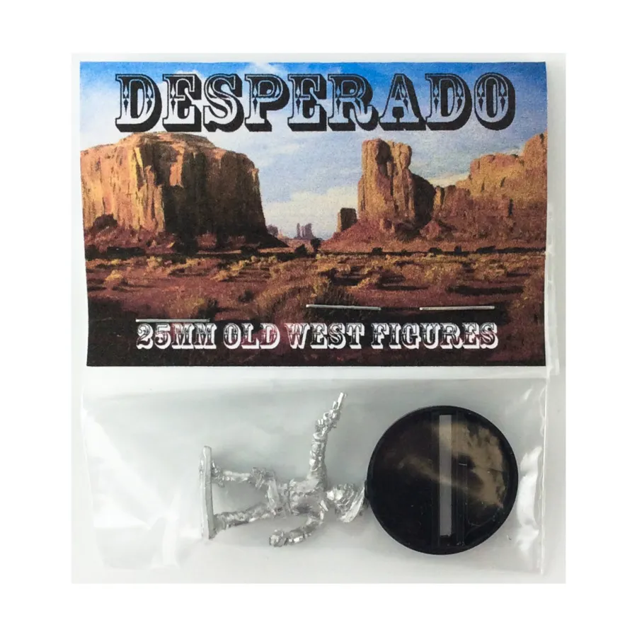

Герой с пистолетом №2, Desperado Miniatures (28mm)