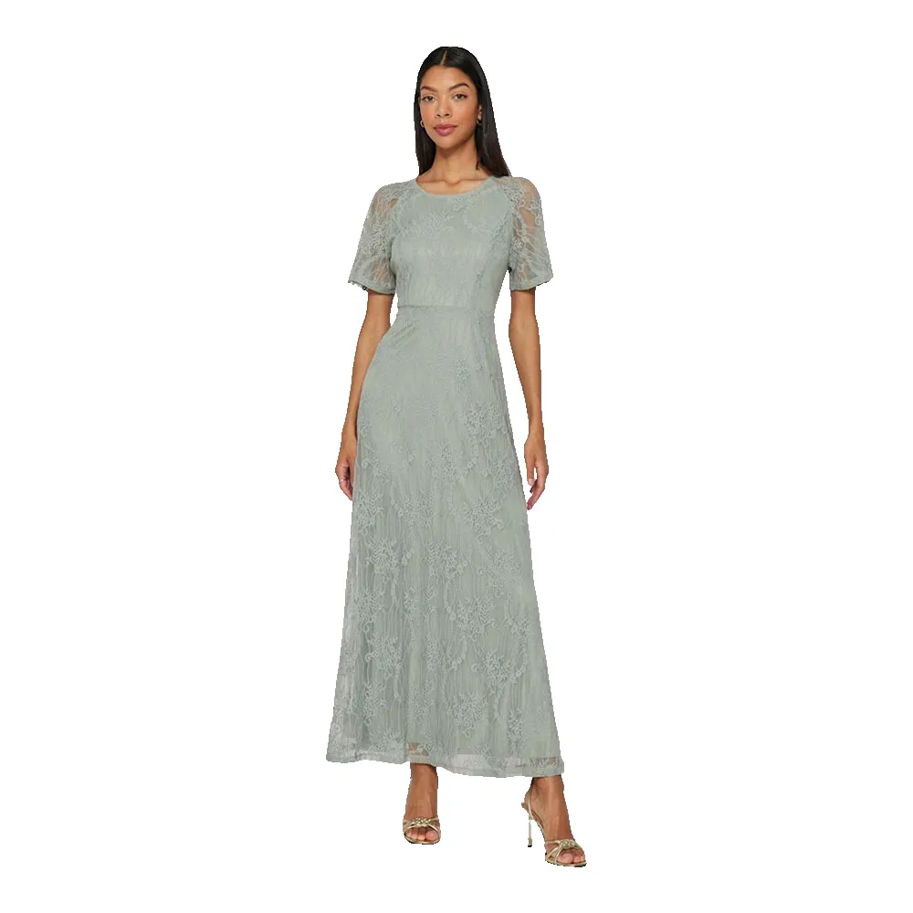 

Платье Vila Femma short sleeve long, зеленый