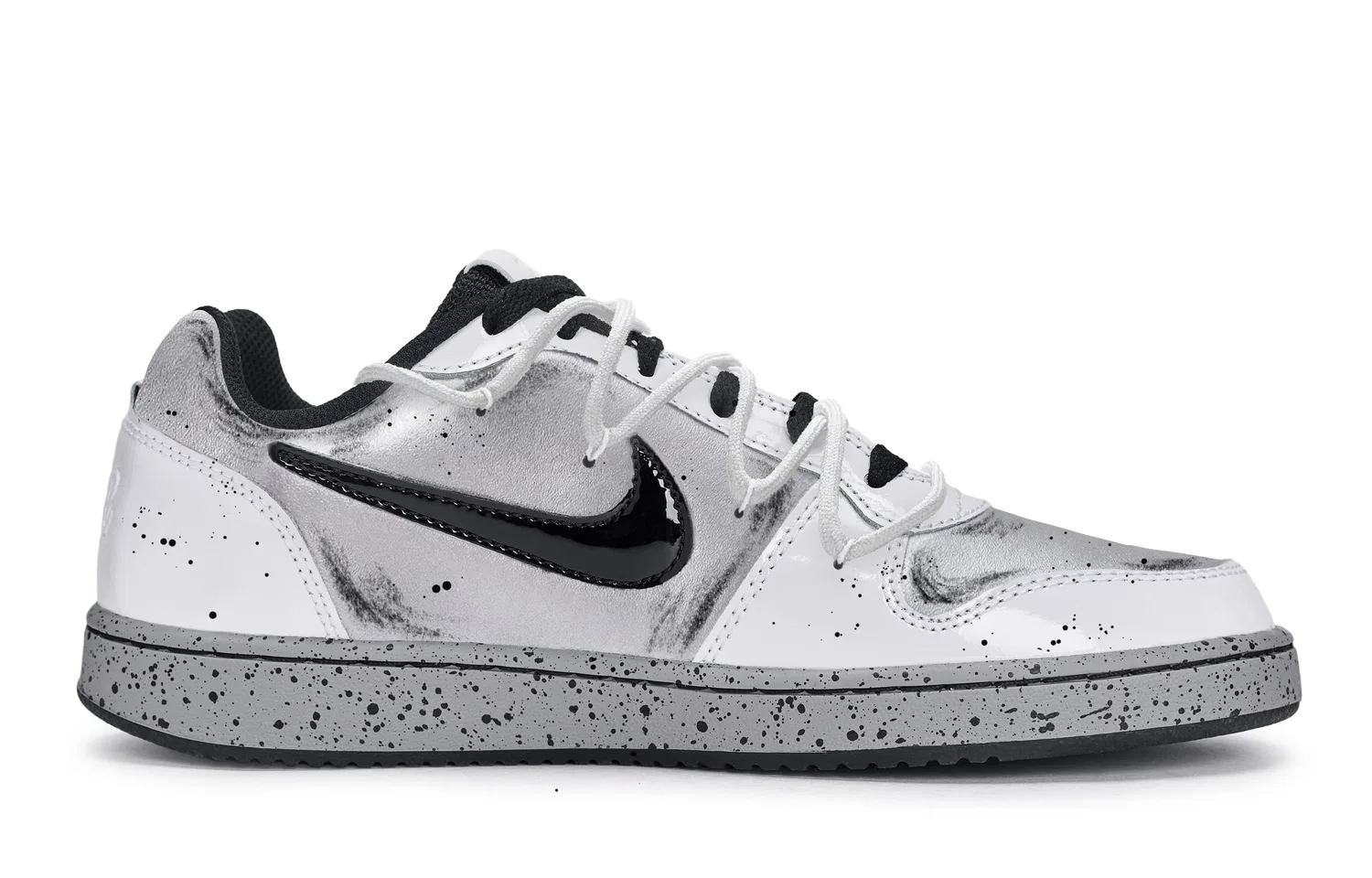 Кроссовки кеды Nike EBERNON Black White Silver — фото 4