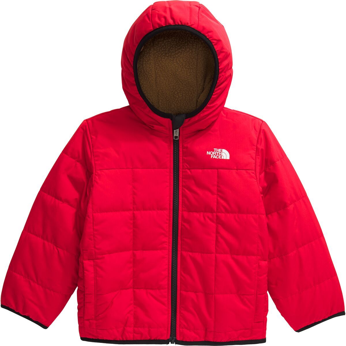 

Реверсивная худи с капюшоном на молнии Shasta для малышей The North Face, красный