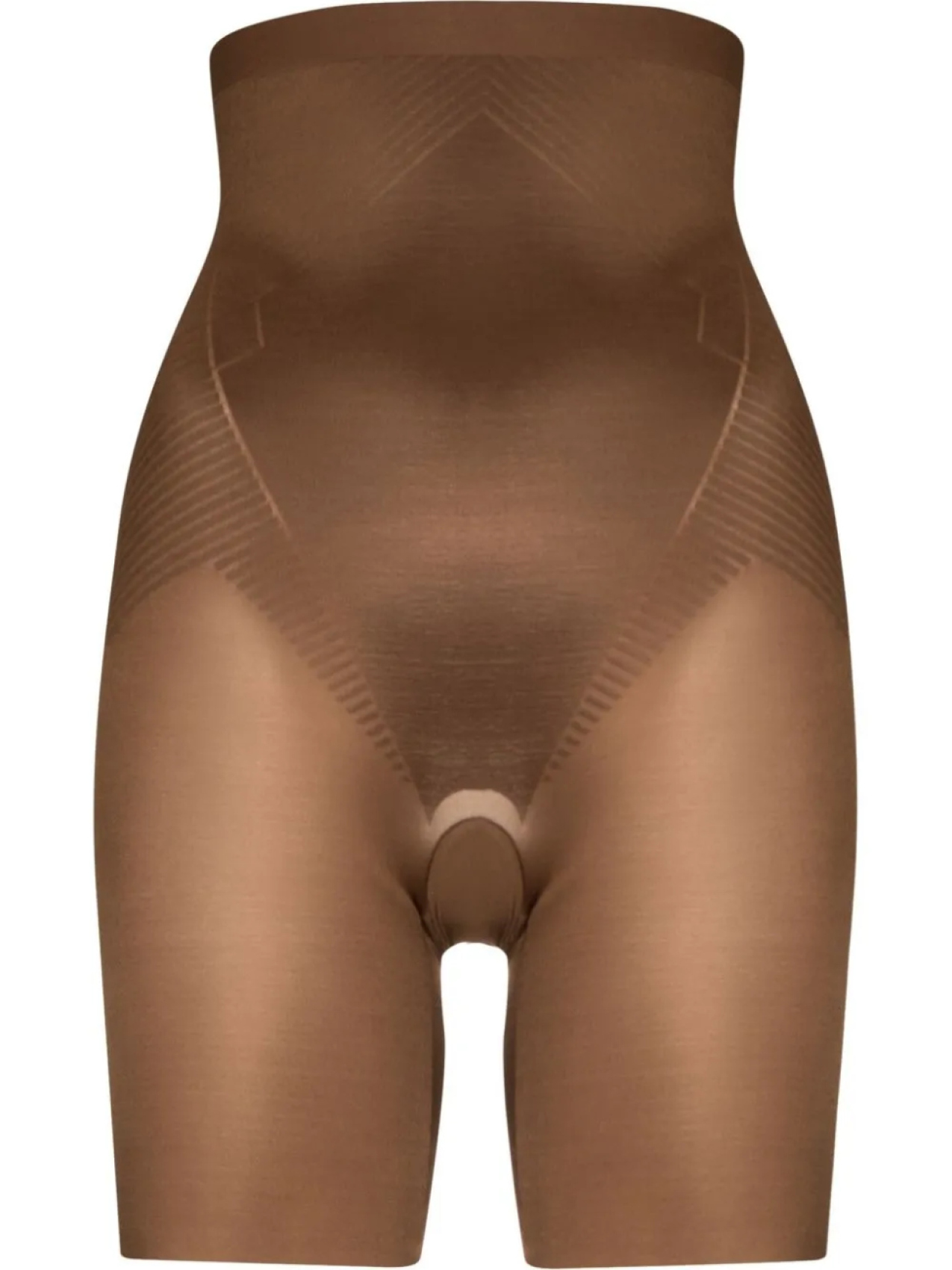 

SPANX моделирующие шорты с завышенной талией, коричневый