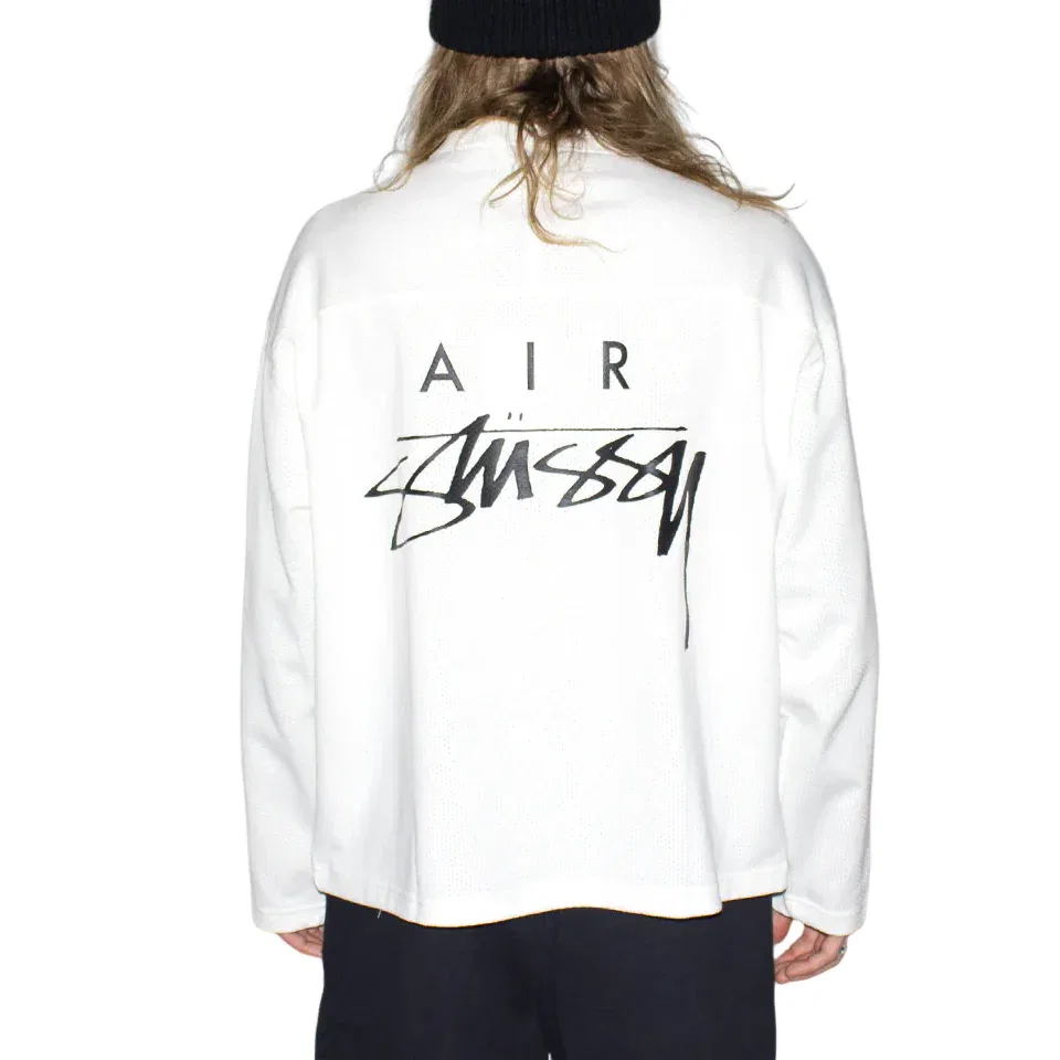 Футболка Nike x Stussy Dri Fit Mesh Jersey 'Sail' FJ9164-133, белый — фото 3