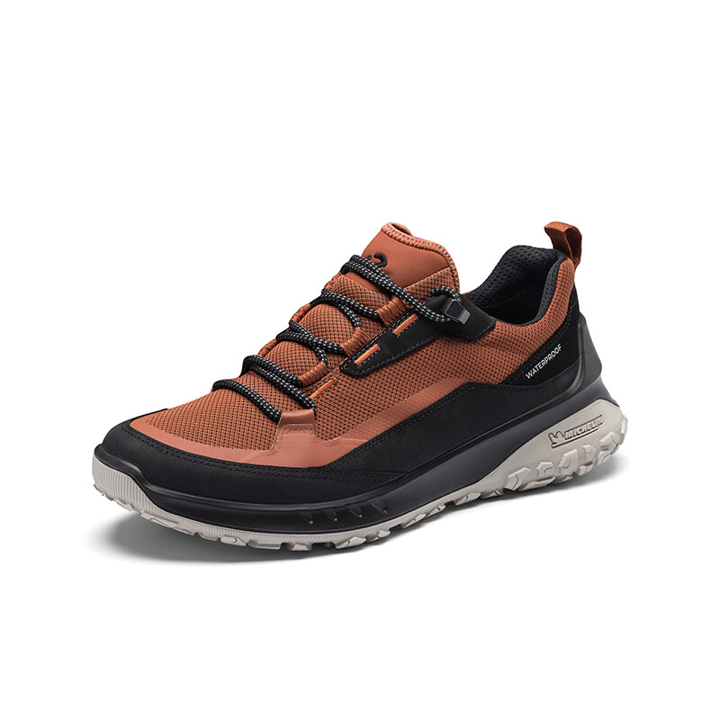 

Кроссовки ecco Lifestyle Shoes Men Low-top Black/Brown, черный/коричневый