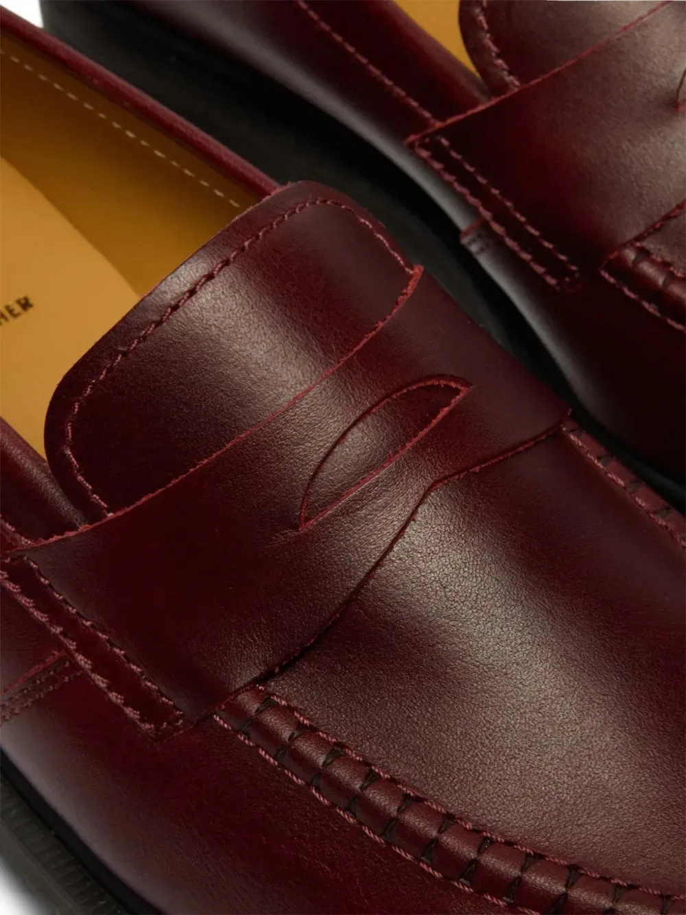 Кожаные лоферы Dr. Martens, красный — фото 4