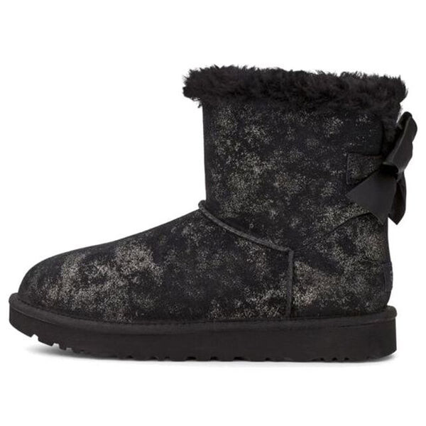 Кроссовки мини bailey bow glimmer Ugg, черный