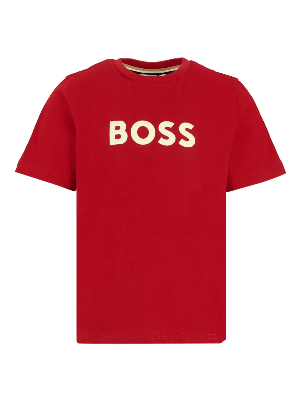 

Футболка с логотипом BOSS Kidswear, красный