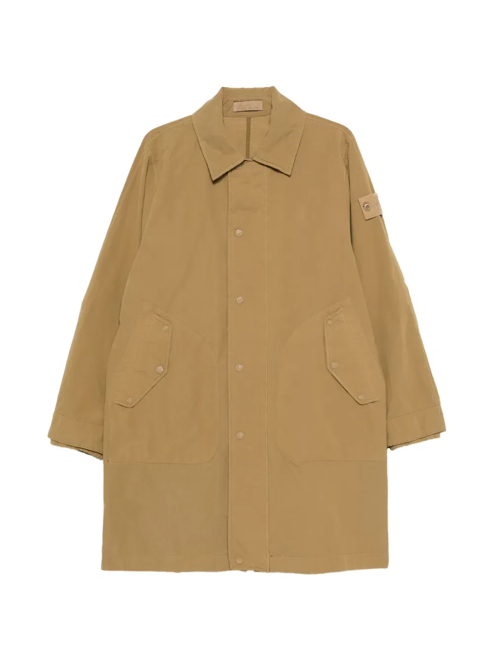 Парка на пуговицах Stone Island, нейтральный
