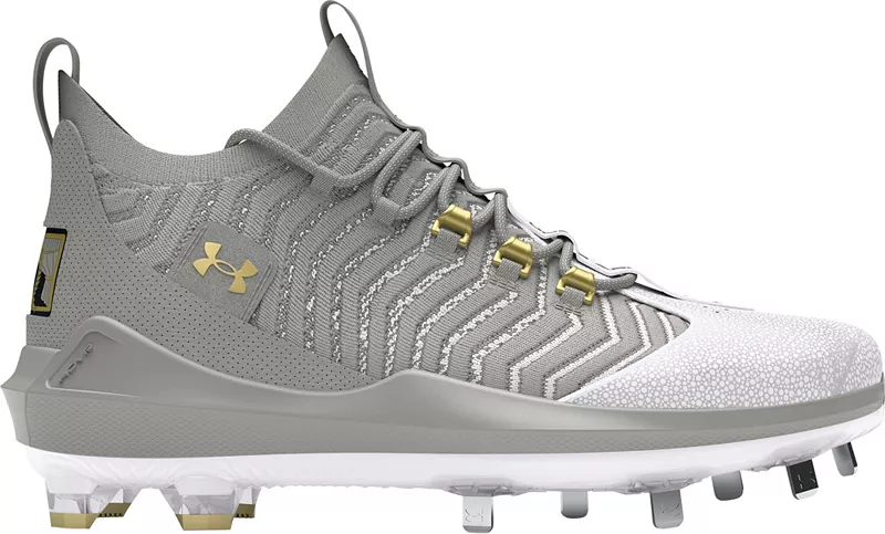 

Мужские металлические бейсбольные бутсы Under Armour Harper Pro 9, серый/золотой