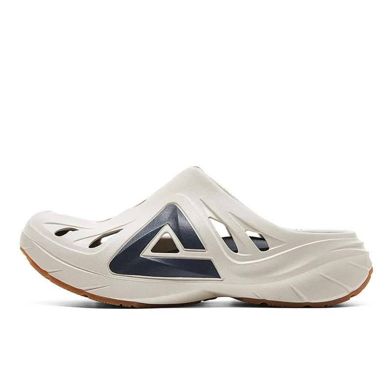 Закрытые тапочки PEAK Canvas White Dark Gray