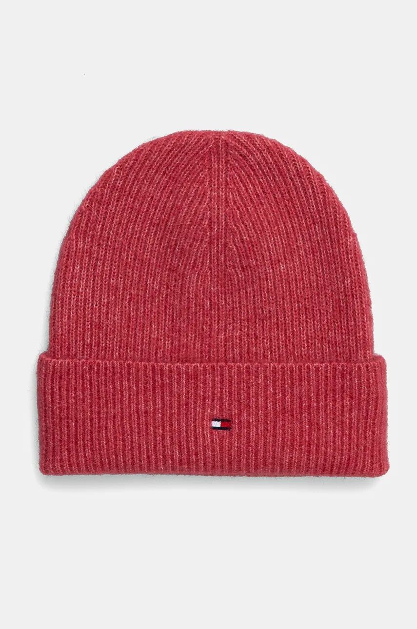 

Кепка Tommy Hilfiger из смесовой шерсти, розовый