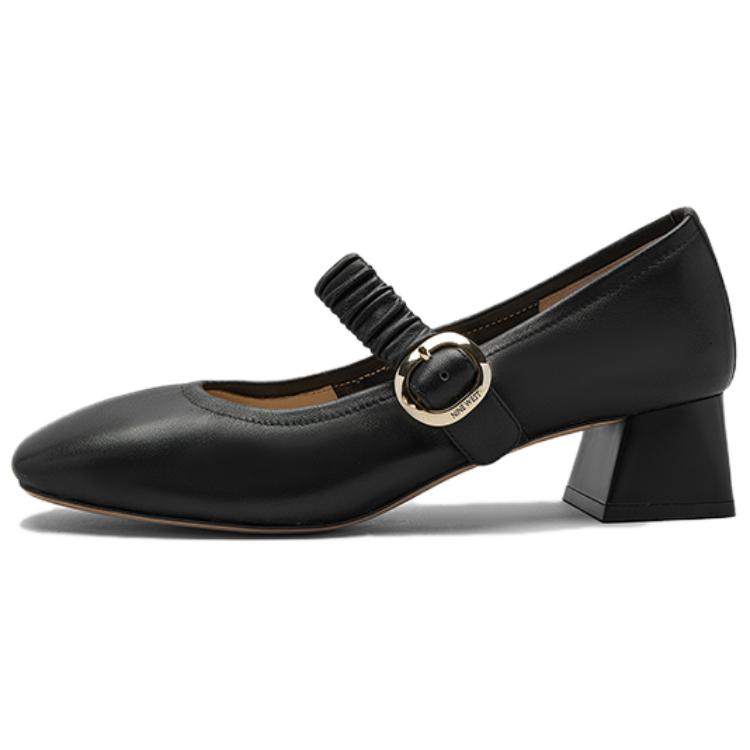 Туфли Мэри Джейн на массивном каблуке для женщин NINE WEST, Beige Yellow