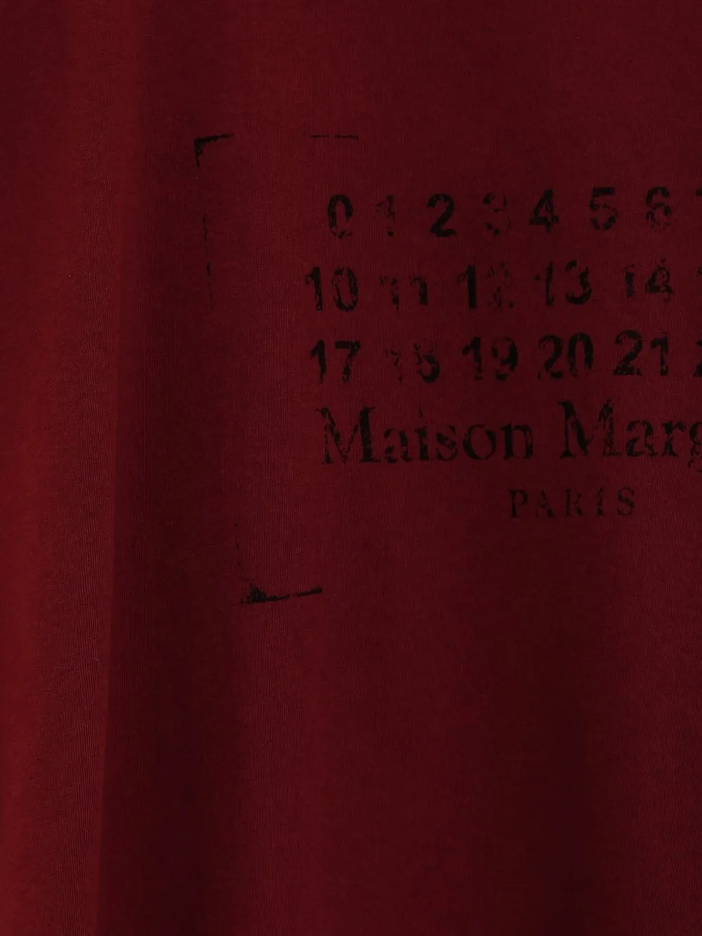 Хлопковый топ без рукавов Maison Margiela, красный — фото 3