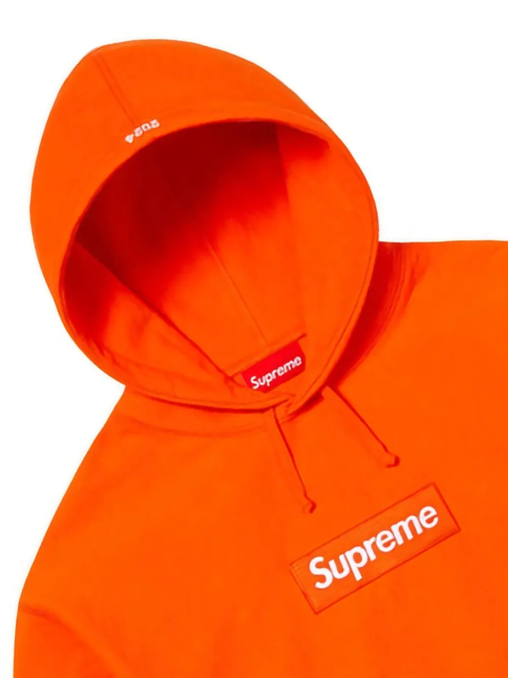 Худи Box Logo Supreme, оранжевый — фото 2
