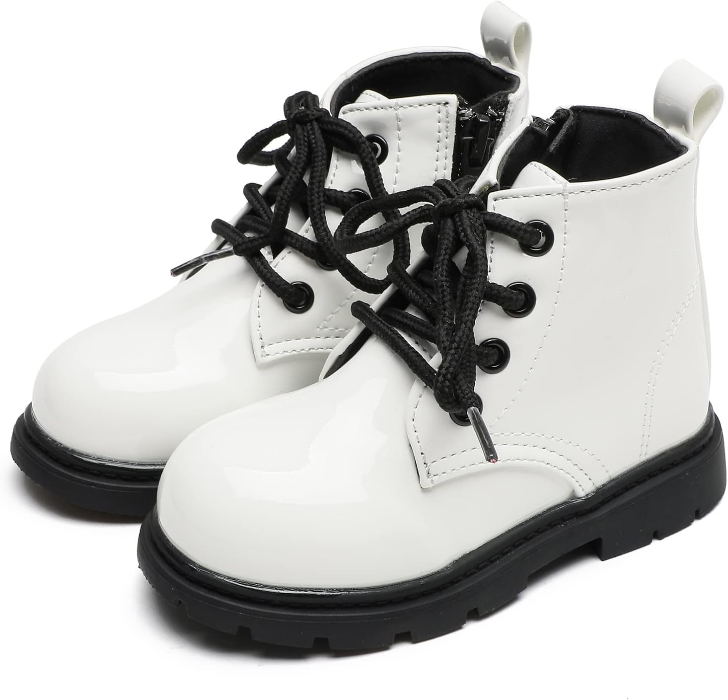 

Детские ботинки на молнии Komfyea для мальчиков и девочек (для малышей и детей младшего возраста), белый