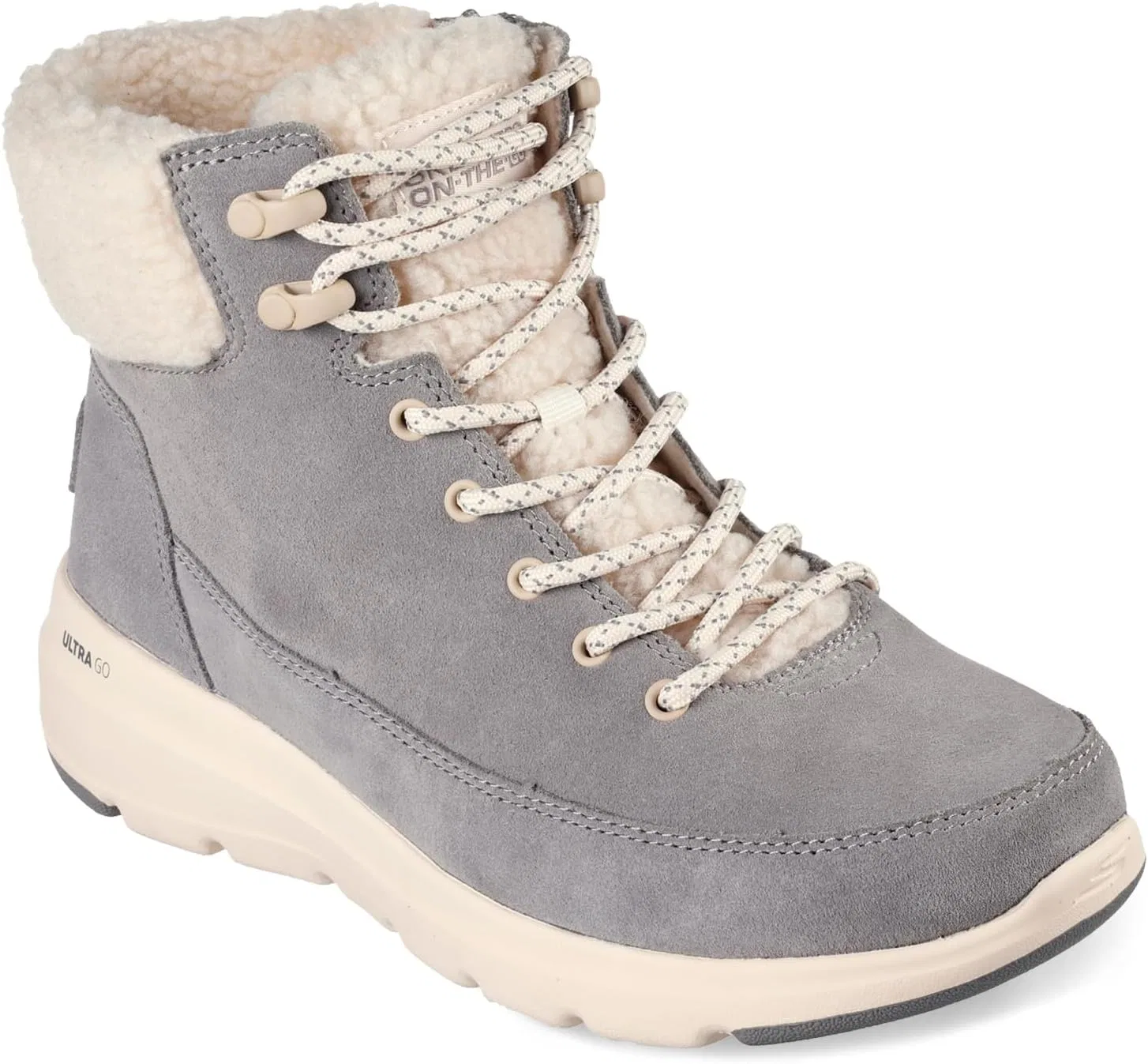 Мужские кроссовки Skechers Glacial Ultra Woodlands, Gray — фото 2