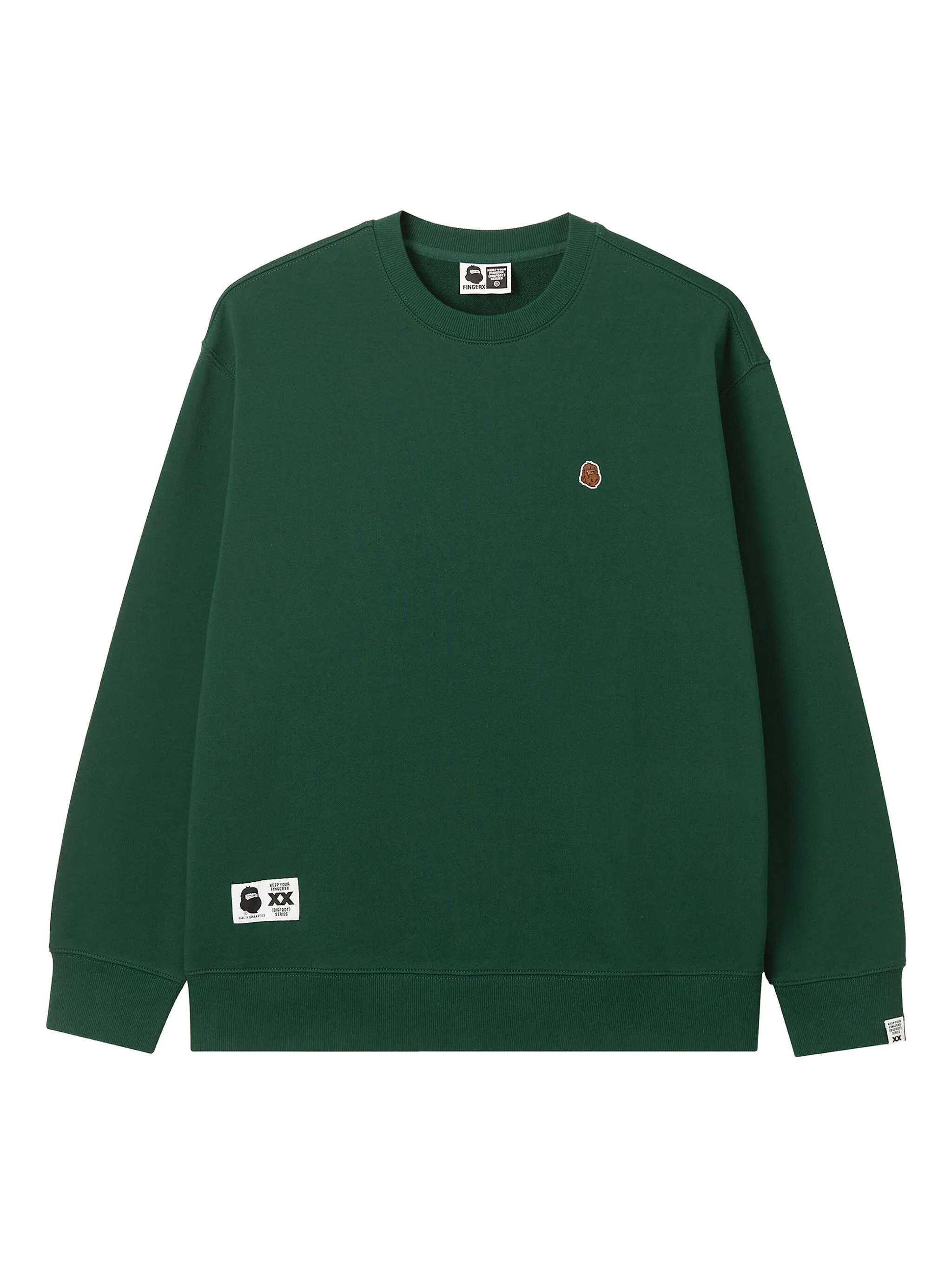 

Толстовка с вышивкой Fingercroxx, зеленый