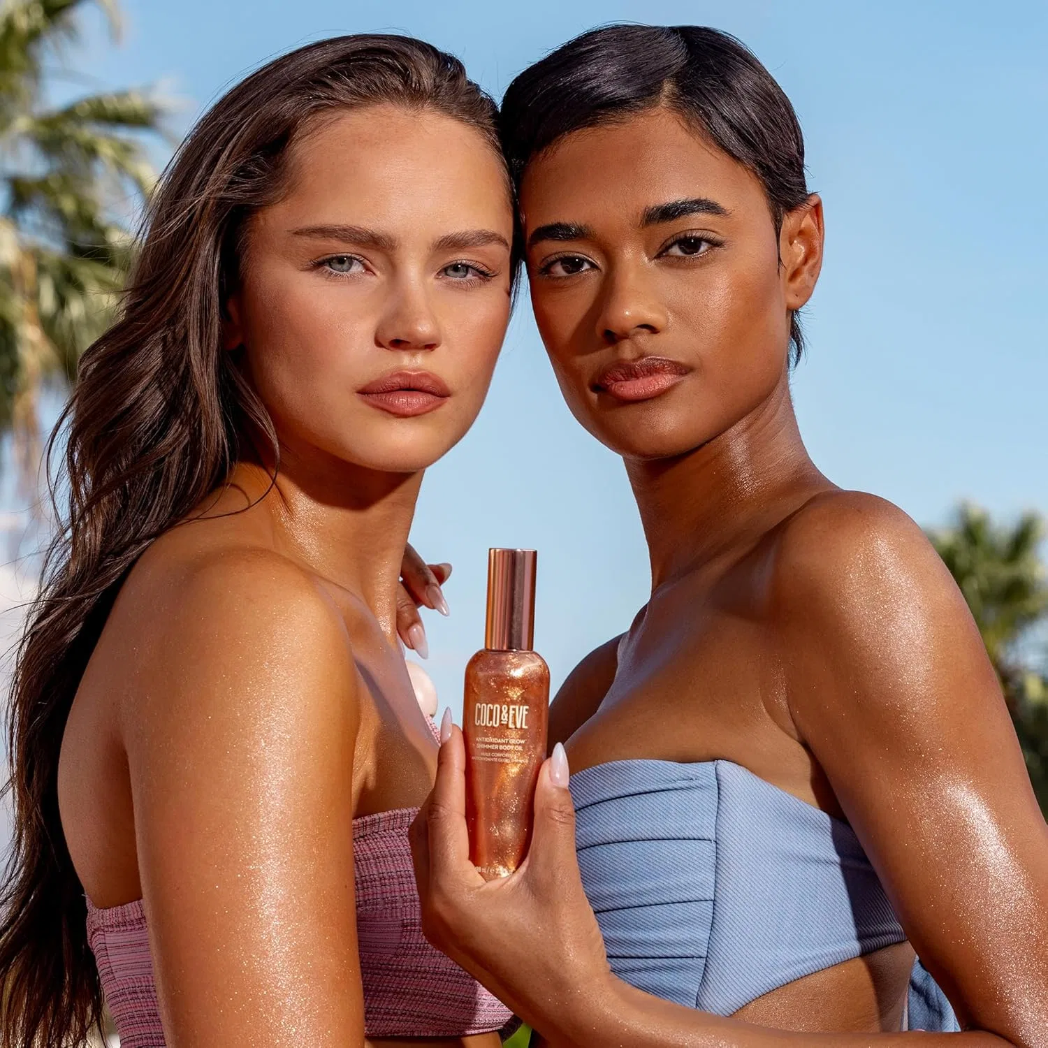 Мерцающее масло для тела «Antioxidant Glow Shimmer Care Oil» от Coco & Eve Coco & Eve — фото 4