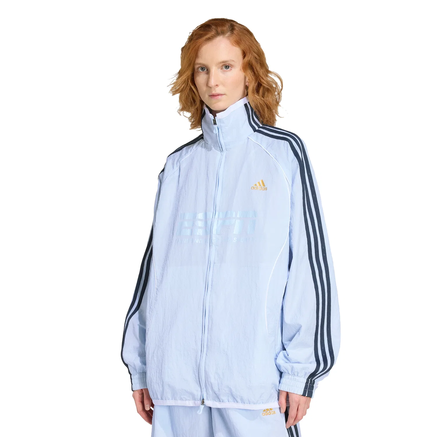 Женский спортивный топ Teamgeist 2.0 голубого цвета от Adidas — фото 4