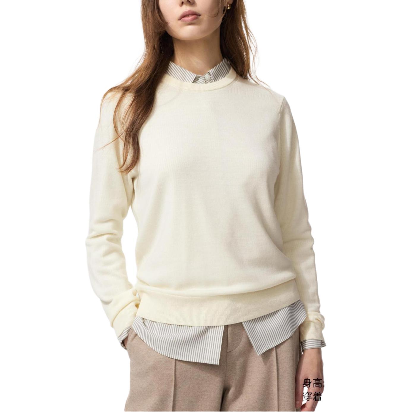 

Свитер женский айвори UNIQLO, слоновая кость
