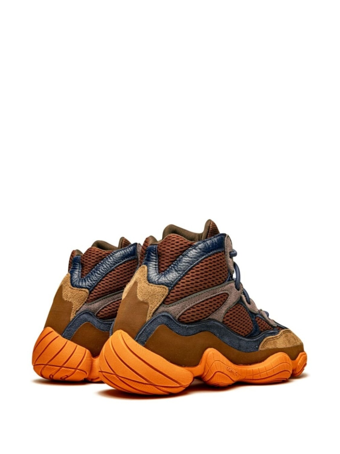 Adidas кроссовки Yeezy 500 High Tactile Orange, оранжевый — фото 3