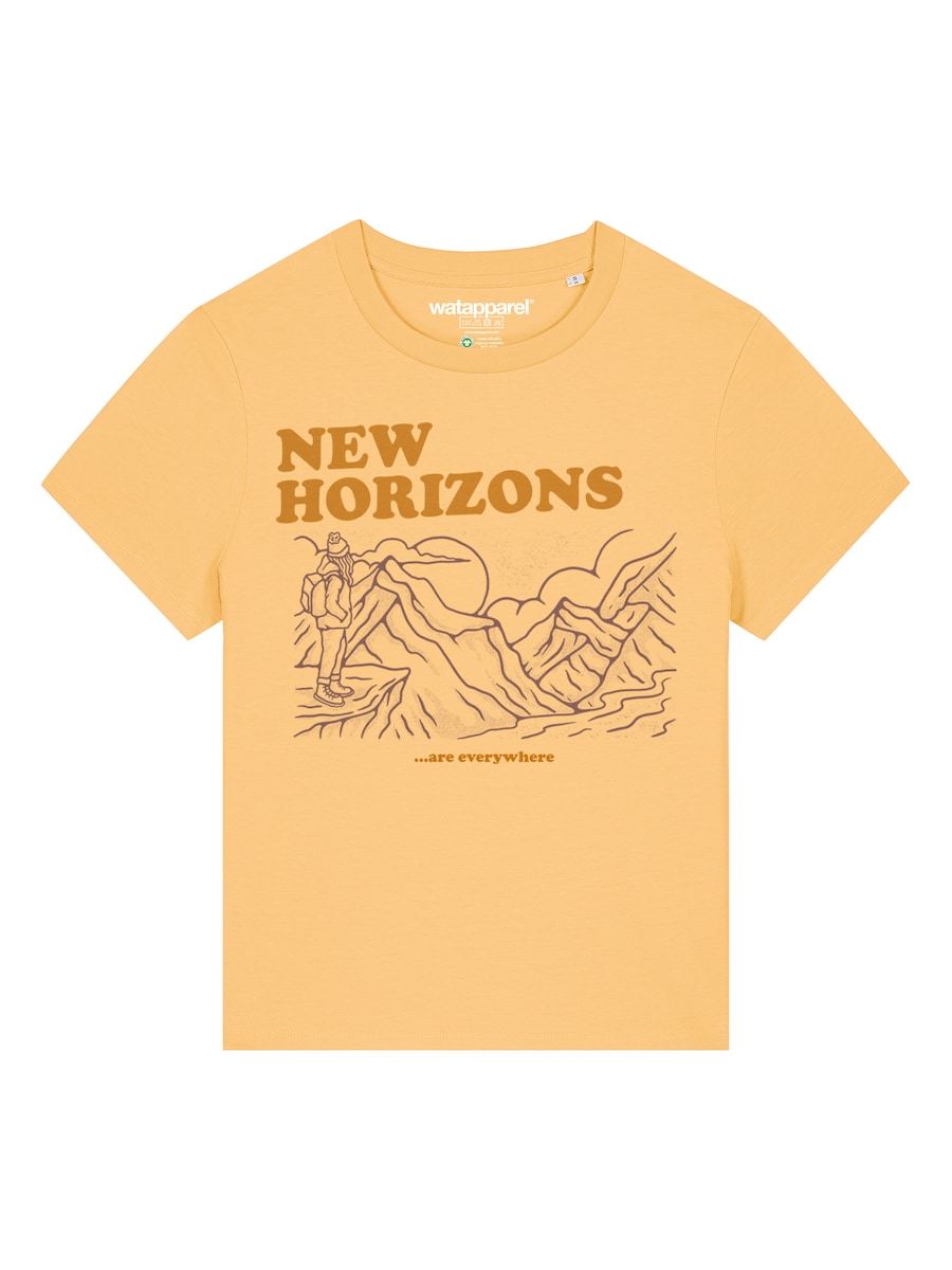 

Рубашка Watapparel New Horizons Are Everywhere, светло-желтый