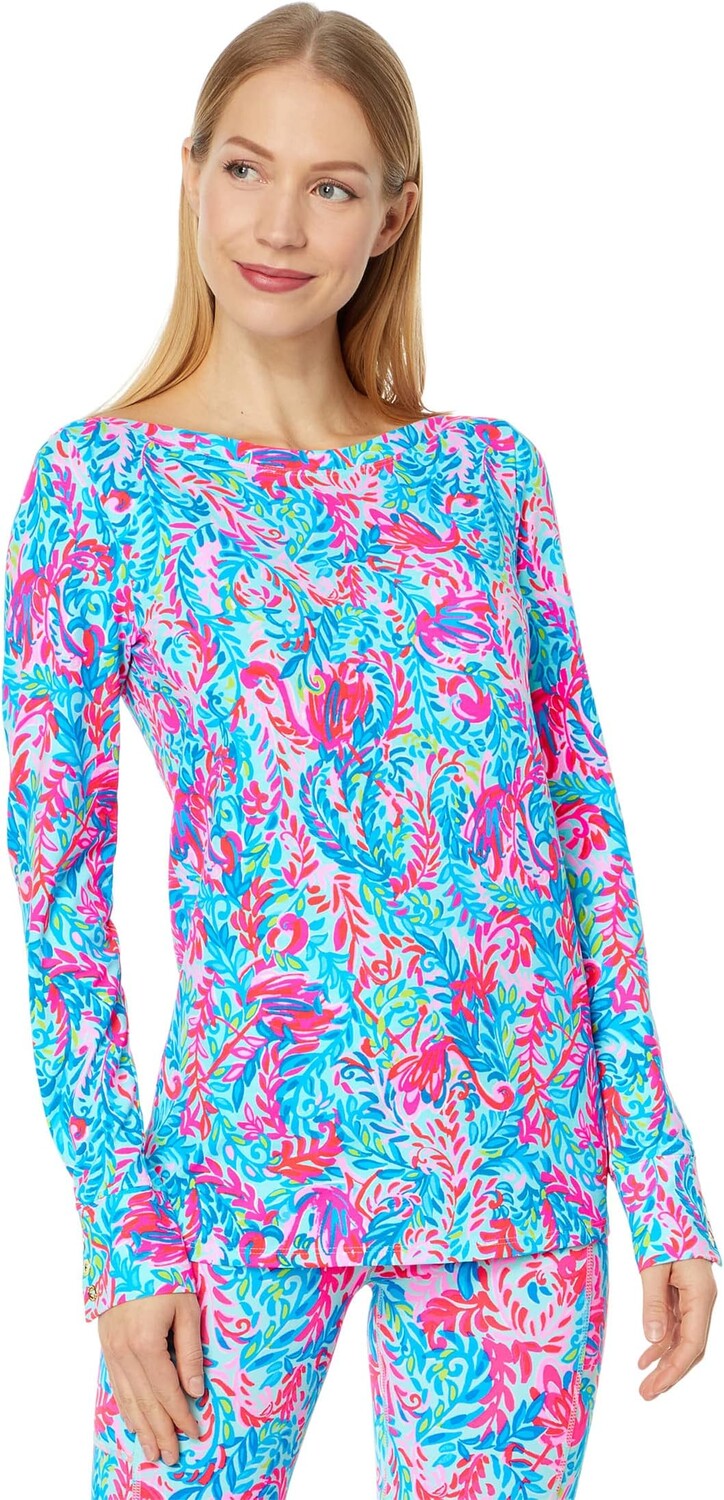 

Алея Топ Lilly Pulitzer, цвет Surf Blue Flim Flam