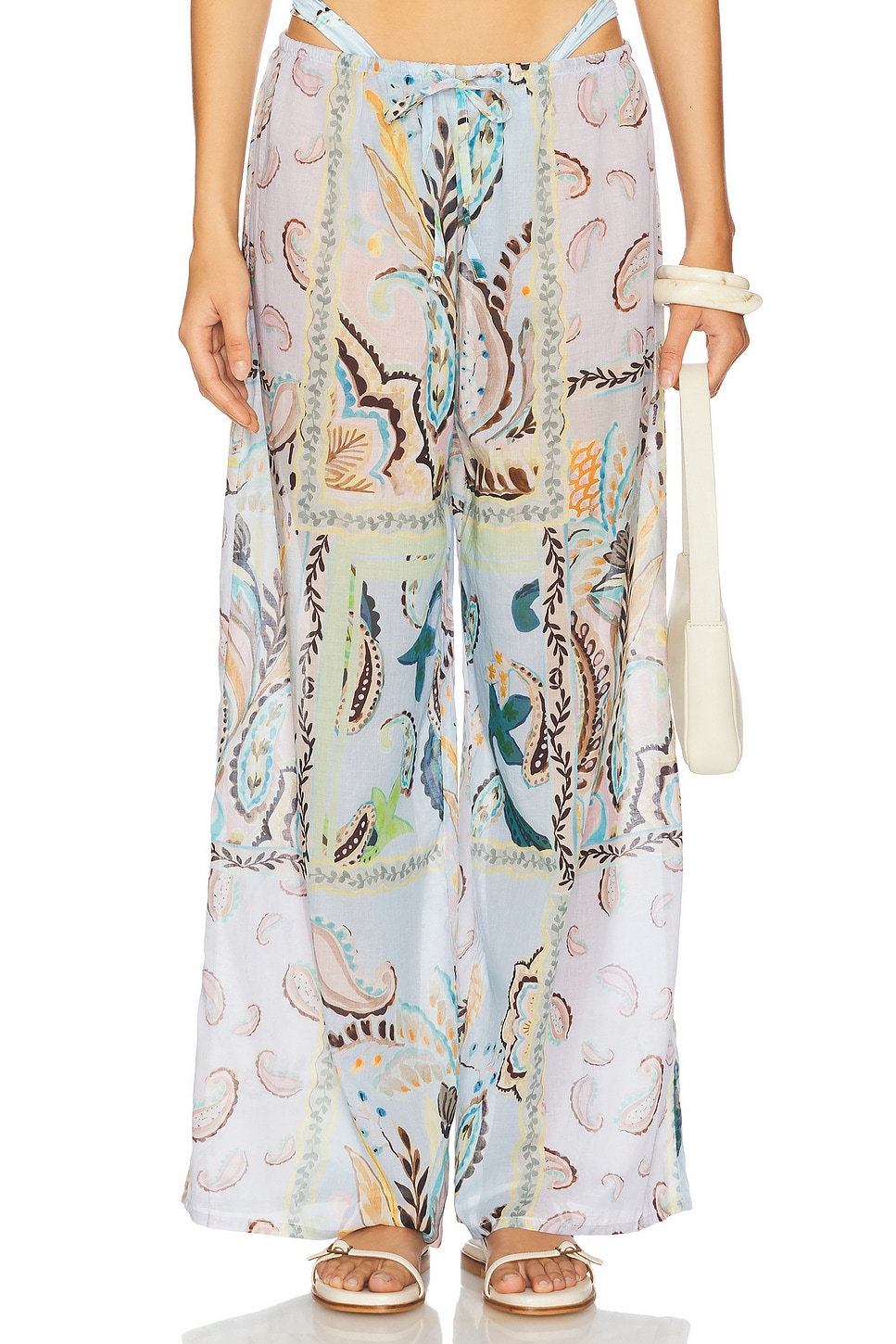 

Штаны на шнурке Montce Swim, st. barths floral
