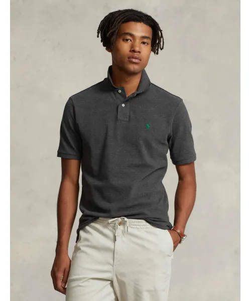

Футболка поло Slim fit Polo Ralph Lauren, серый