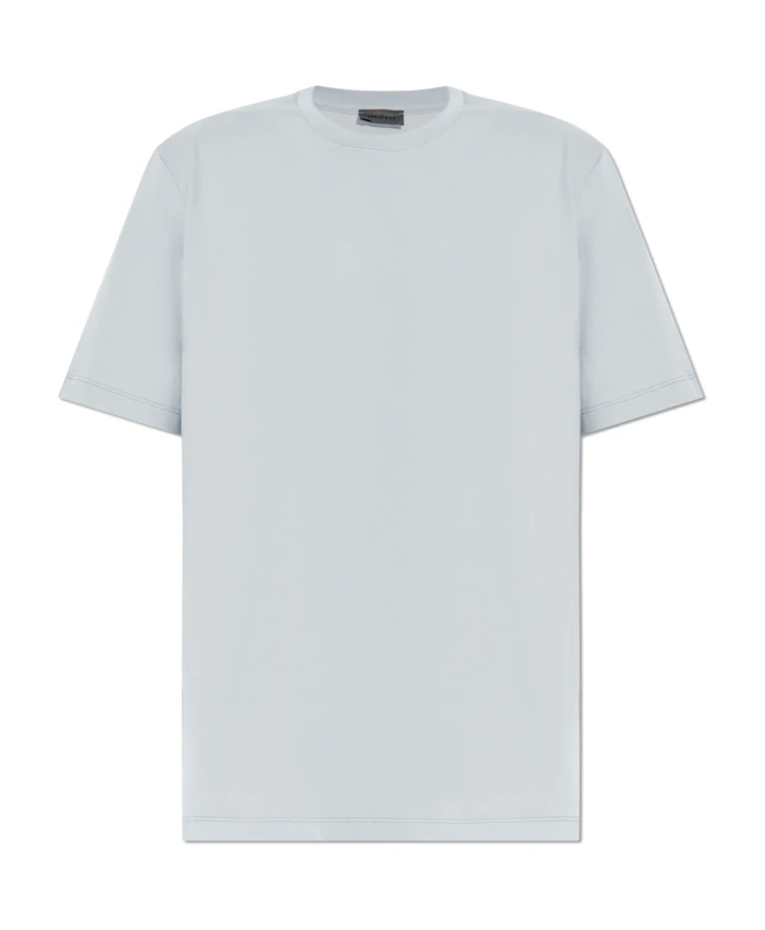 

Хлопковая футболка Living Shirts с круглым вырезом Hanro, синий