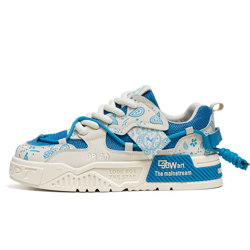 

Дышащие увеличивающие рост низкие скейтерские кроссовки мужские Locke, белый черный