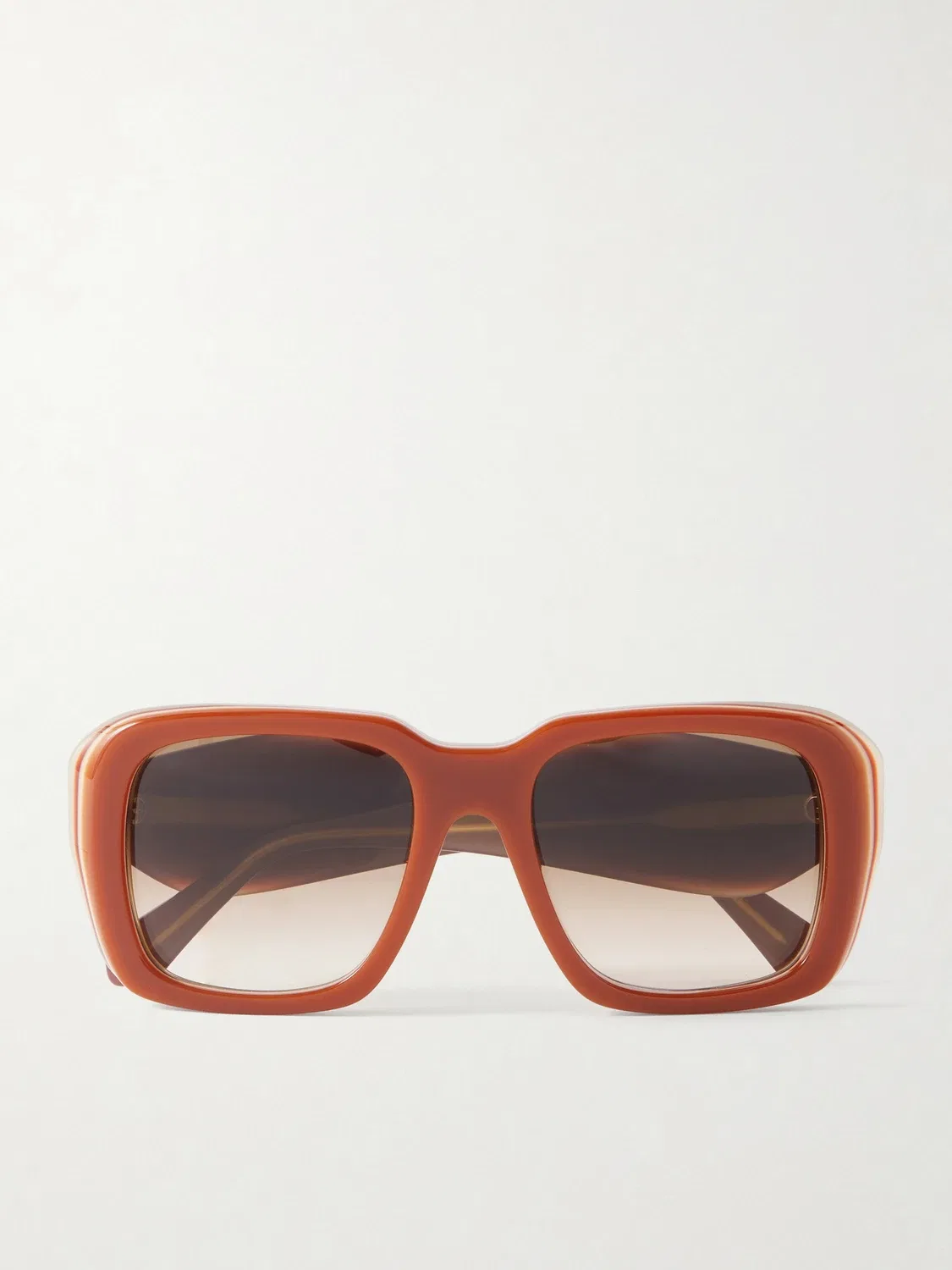 Солнцезащитные очки + Paula's Ibiza с квадратной оправой из ацетата LOEWE EYEWEAR, коричневый