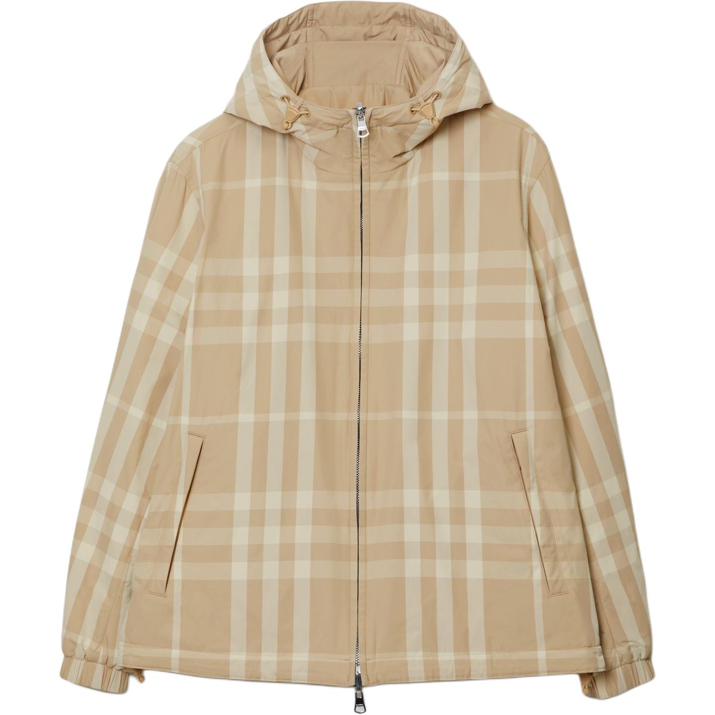 

Куртка с капюшоном реверсивная Checked Burberry, Мягкий рыжевато-коричневый