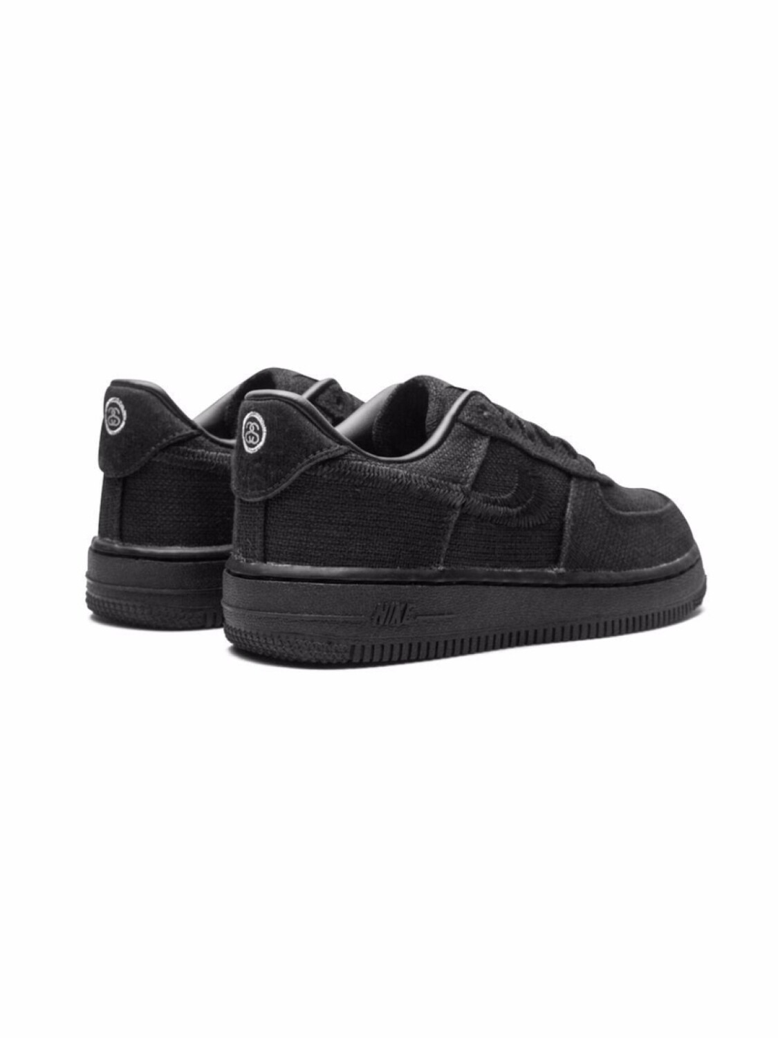 Nike Kids кроссовки Air Force 1 Stussy, черный — фото 3
