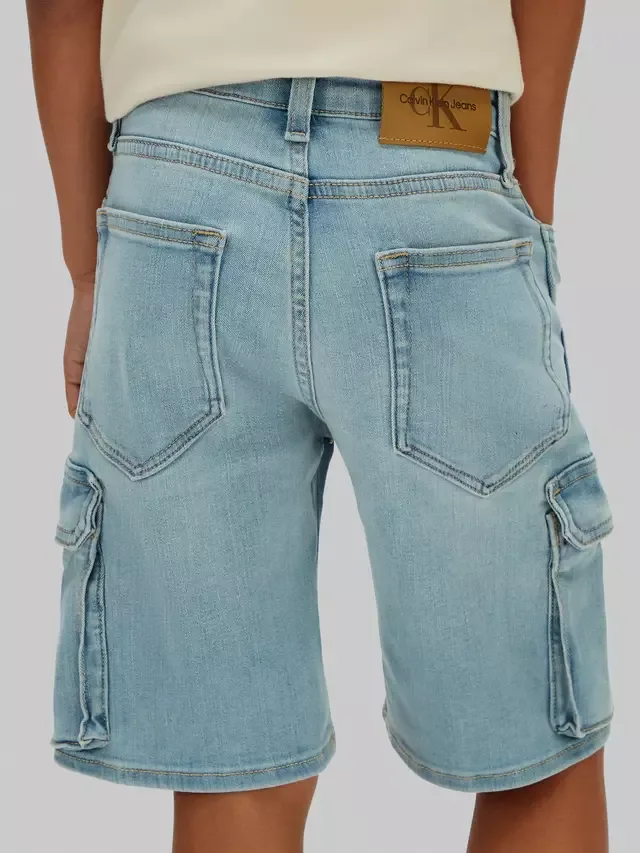 Детские свободные джинсовые шорты-карго, Andrew Wash Calvin Klein — фото 2