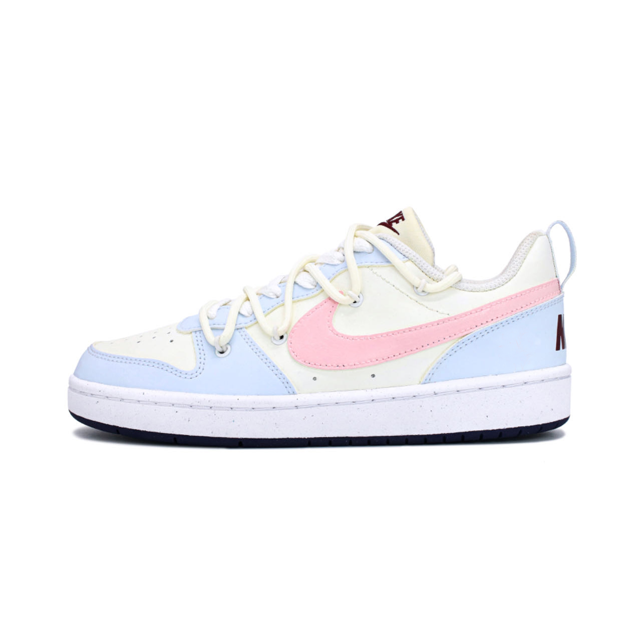 

Обувь для скейтбординга Court Borough для детей, начальная школа Nike, цвет Yellow/Blue/Pink