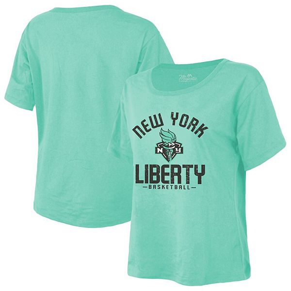 

Футболка Women's mint new york liberty the edge premium boxy Majestic Threads, Зеленый, Футболка Women's mint new york liberty the edge premium boxy Majestic Threads