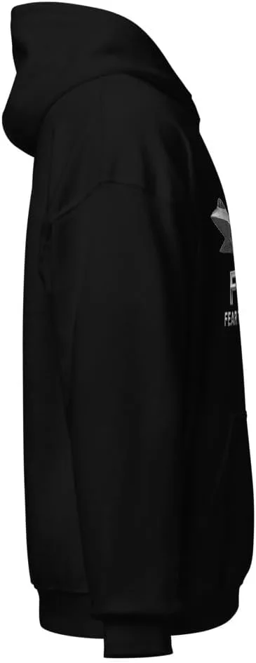 Толстовка F-22 Raptor - пуловер для любителей самолетов с принтом «Бойся невидимого истребителя-невидимки» Generic, черный — фото 4