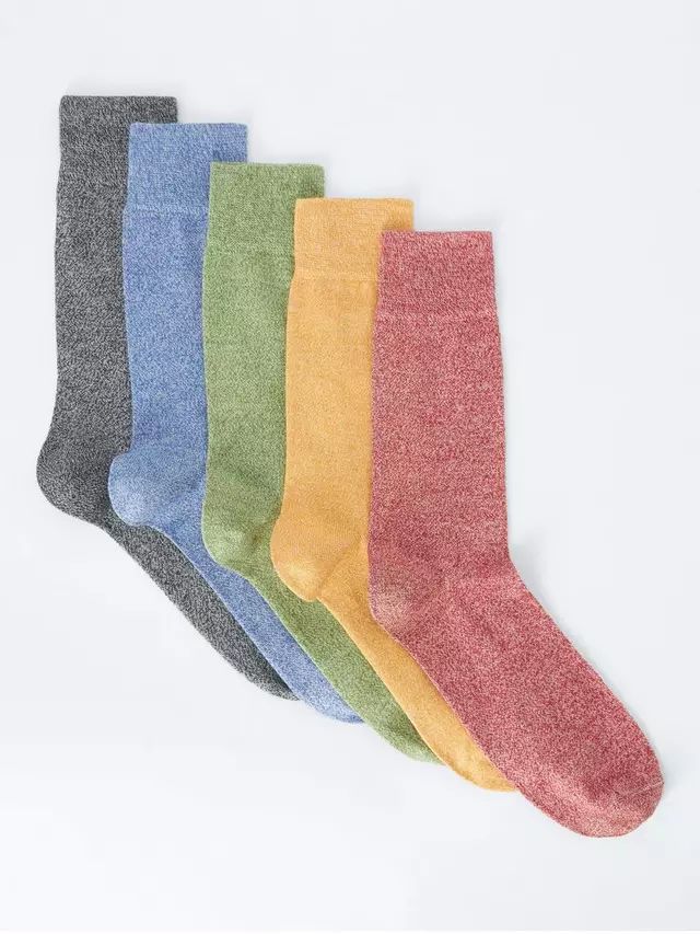 

Носки John Lewis Twist Plain 5 шт, разноцветный