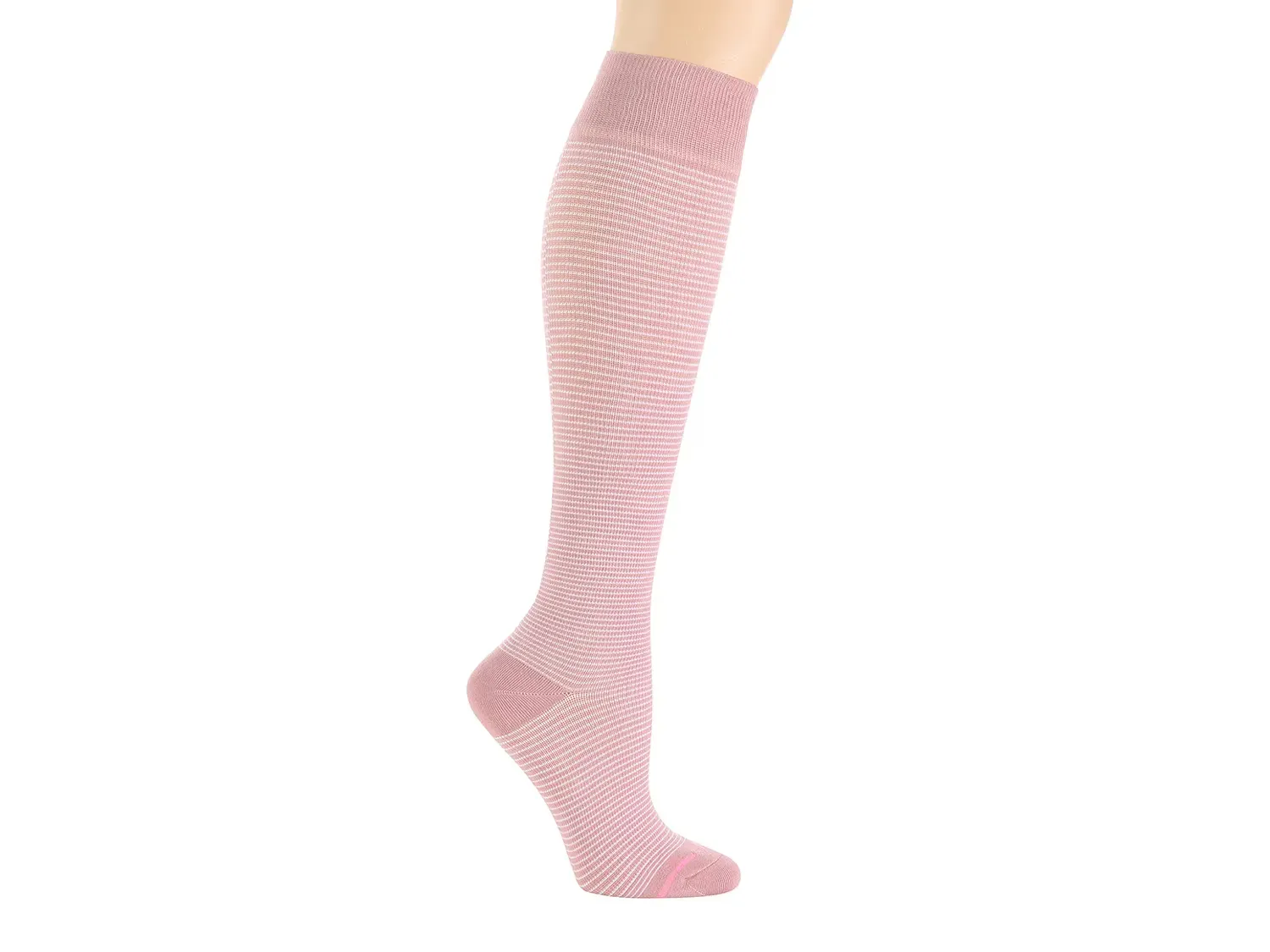 

Женские полосатые гольфы Dr. Motion, Light Pink/White Stripes