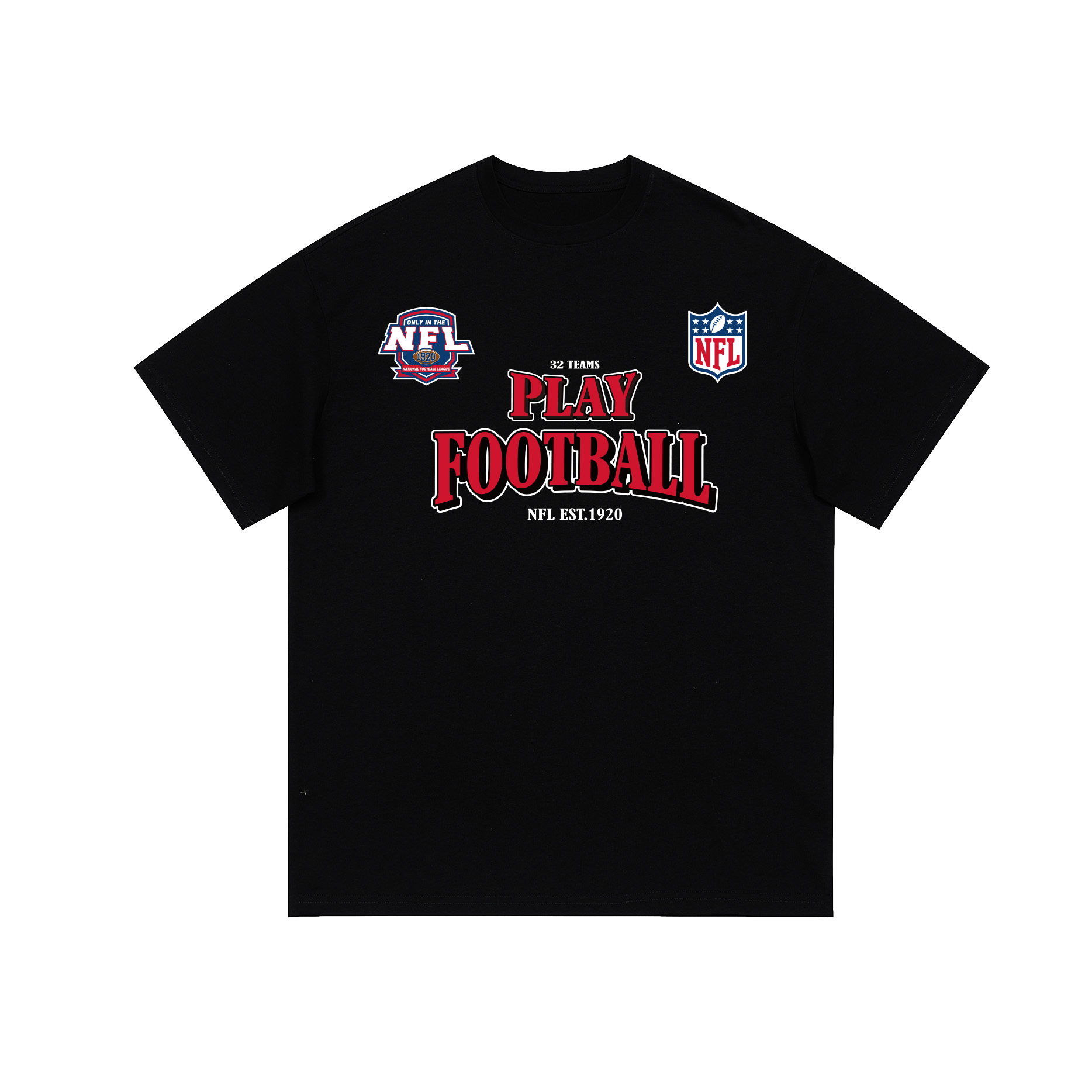 

Футболка унисекс NFL, серо-голубой