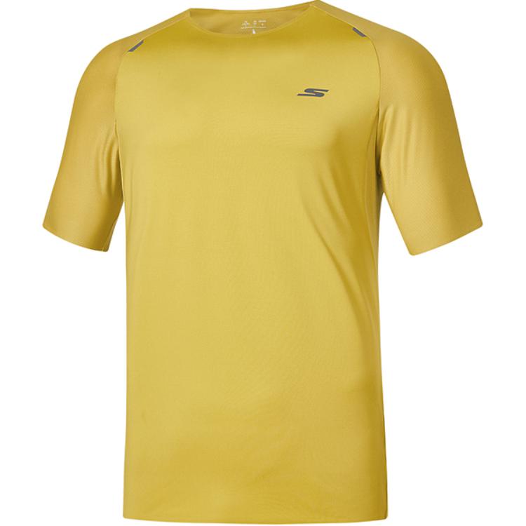 

Футболка мужская чисто желтая Skechers