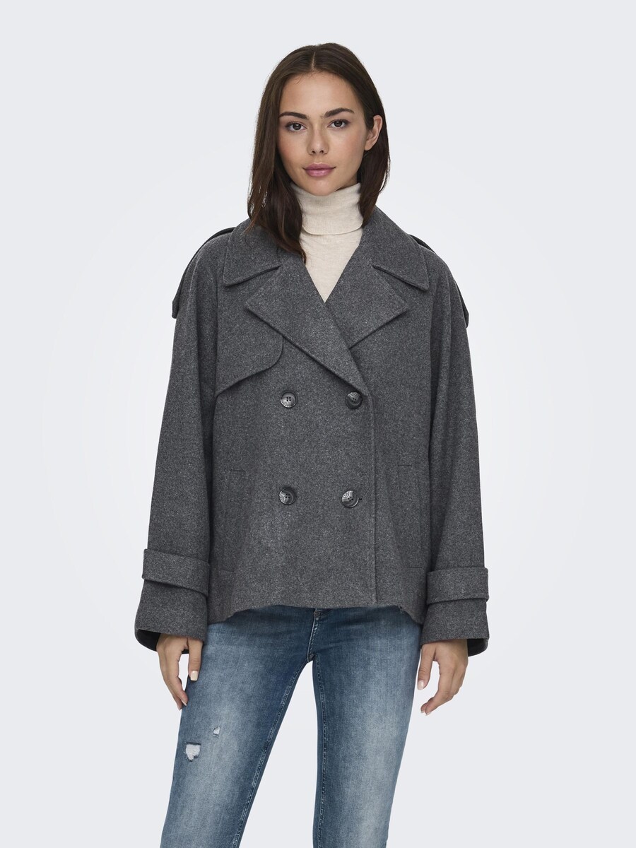 

Демисезонное пальто ONLY MAIS, Grey/Anthracite