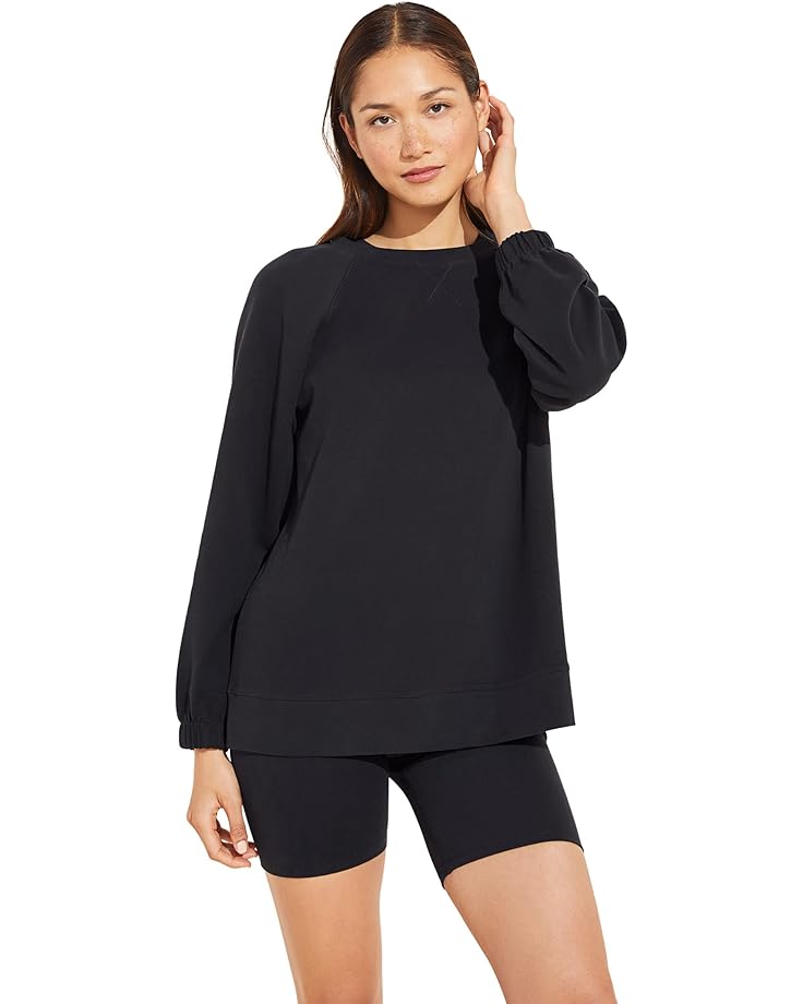 

Толстовка Eberjey Luxe Sweats - The Long Sweatshirt, черный