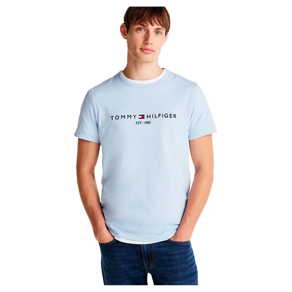 

Футболка с коротким рукавом Tommy Hilfiger Logo, синий