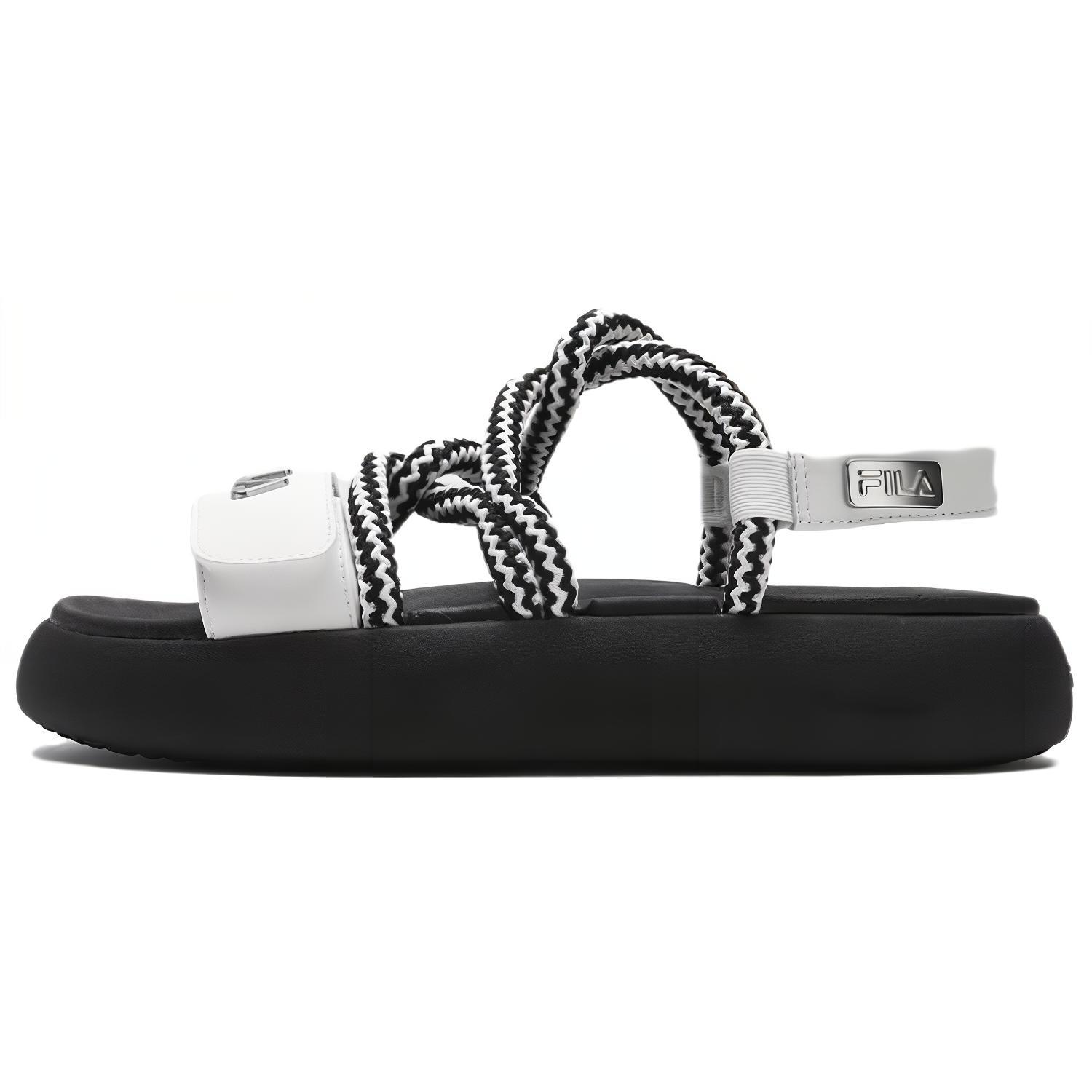 Футболка Churro Beach Sandals Женская Белая Черная FILA