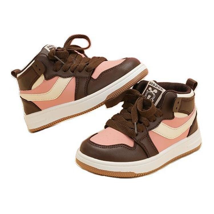 Кроссовки BOBDOG Kids Skateboarding Shoes Kids High-top, цвет Navy — фото 4